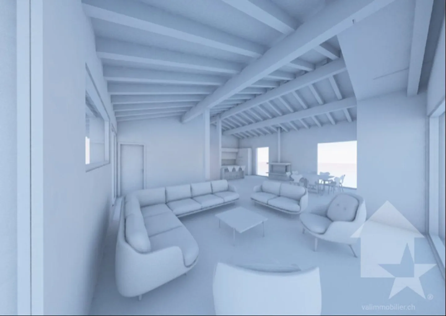 Under construction, traditional chalet, quiet area, panoramic view - Photo 8 of 11