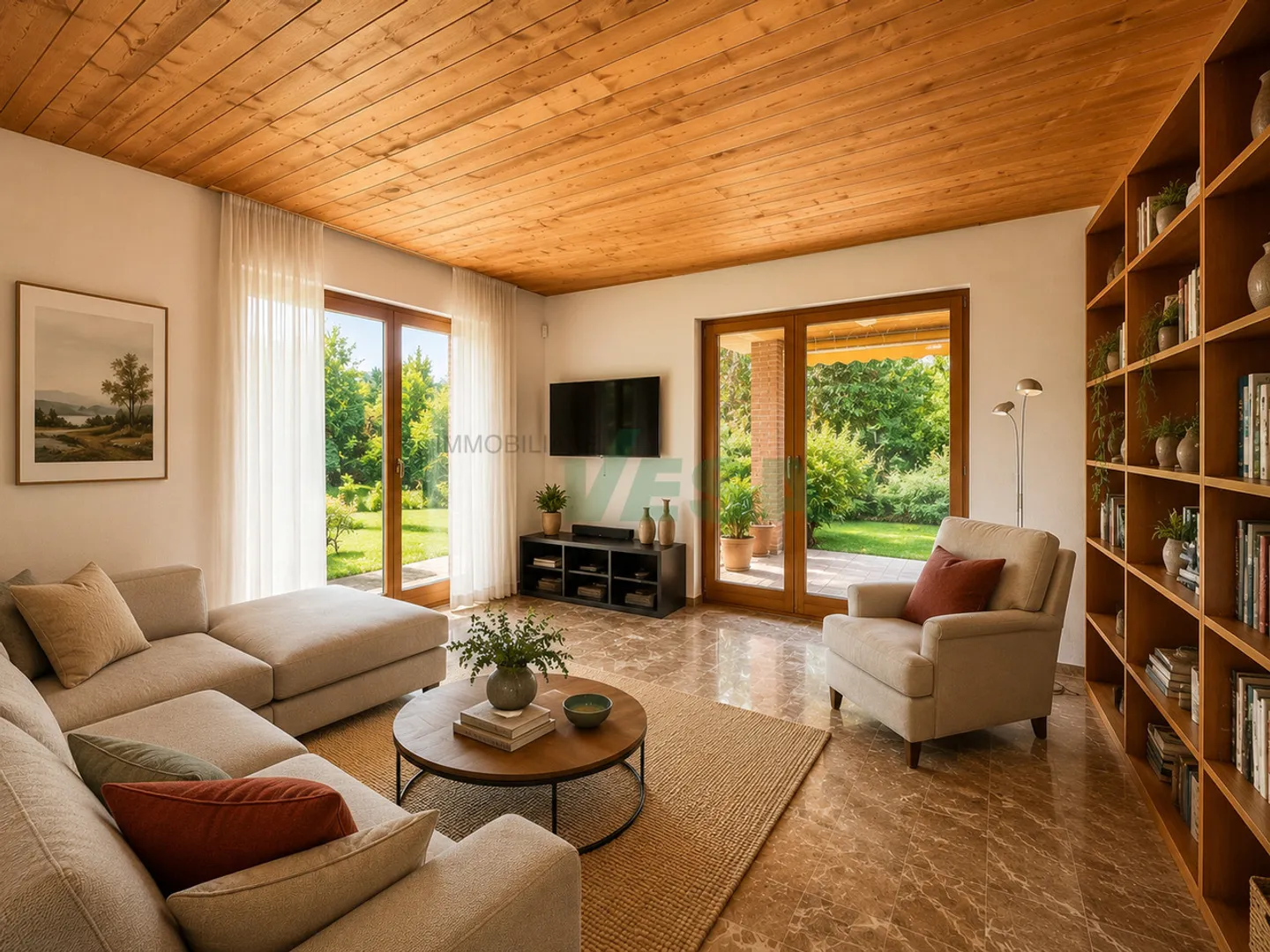 Villa élégante et spacieuse avec un appartement de deux pièces et un grand jardin - Photo 4 sur 13