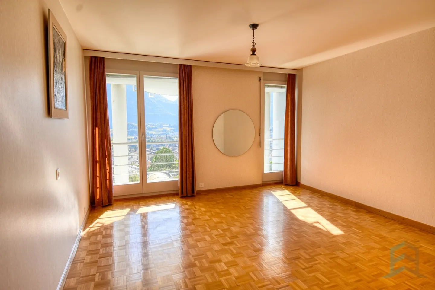 Exklusive 3 ½-Zimmer-Wohnung in einem Viertel von Veyras mit atemberaubendem Blick - Foto 6 von 12