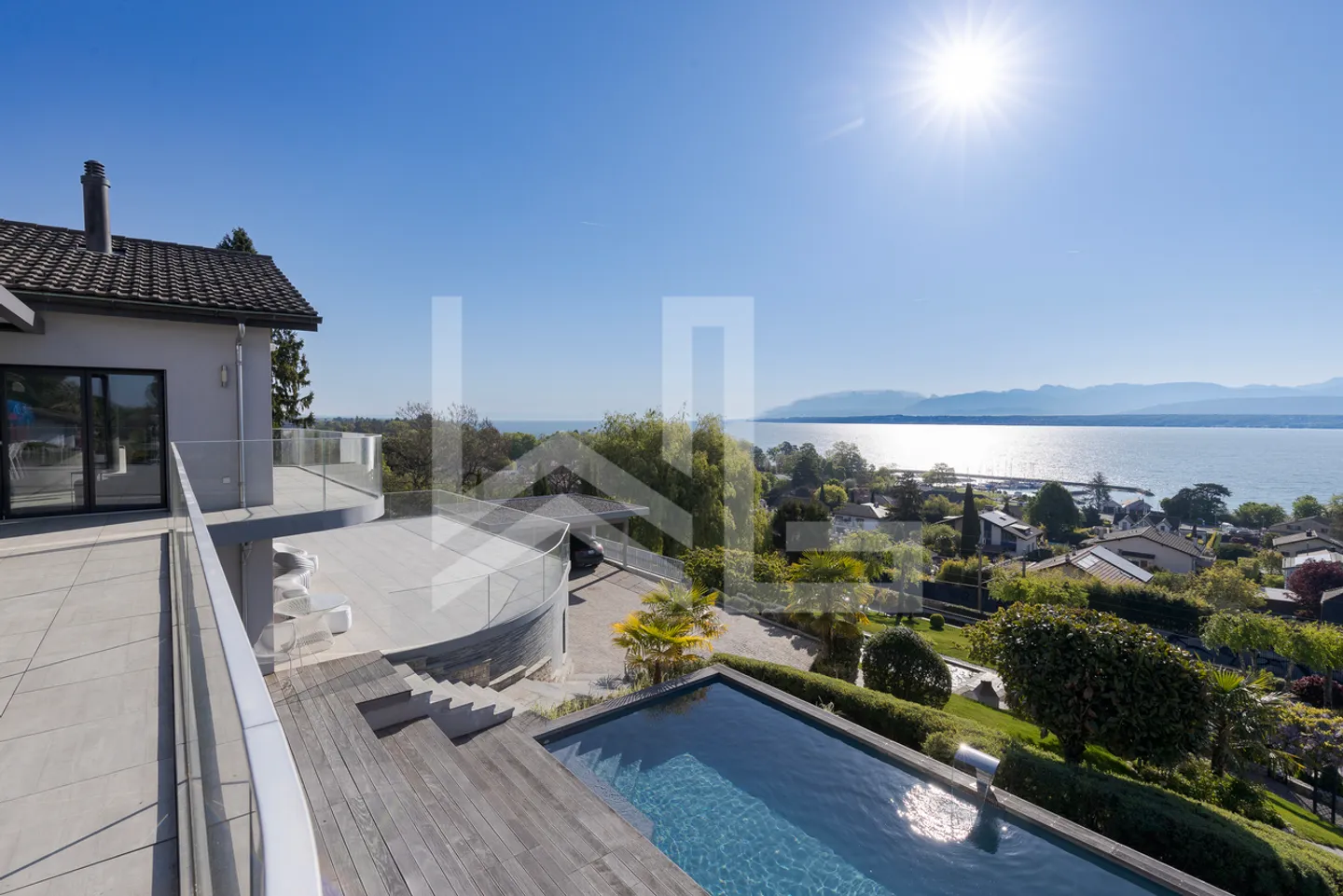Propriété contemporaine d'exception - Vue panoramique lac - Foto 10 di 13