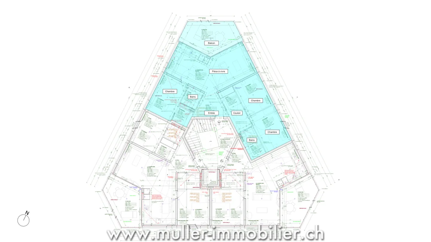 Helle Wohnungen in Romont, nahe Bahnhof und Annehmlichkeiten - Foto 10 von 11