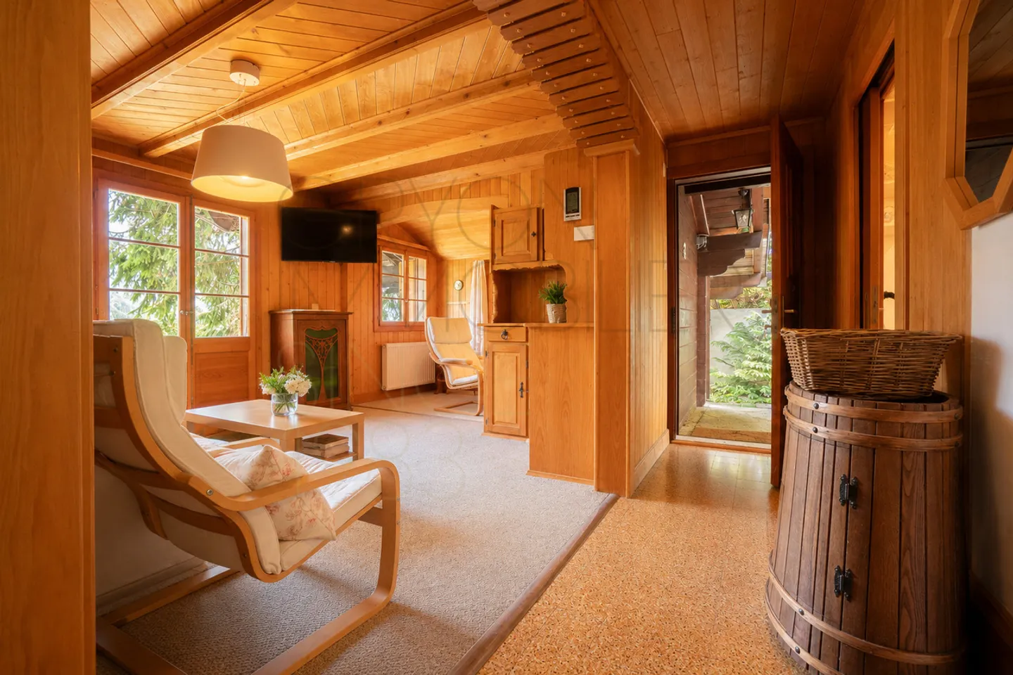Chalet de 4,5 pièces à rénover à Gryon, vue et calme - Photo 6 of 13