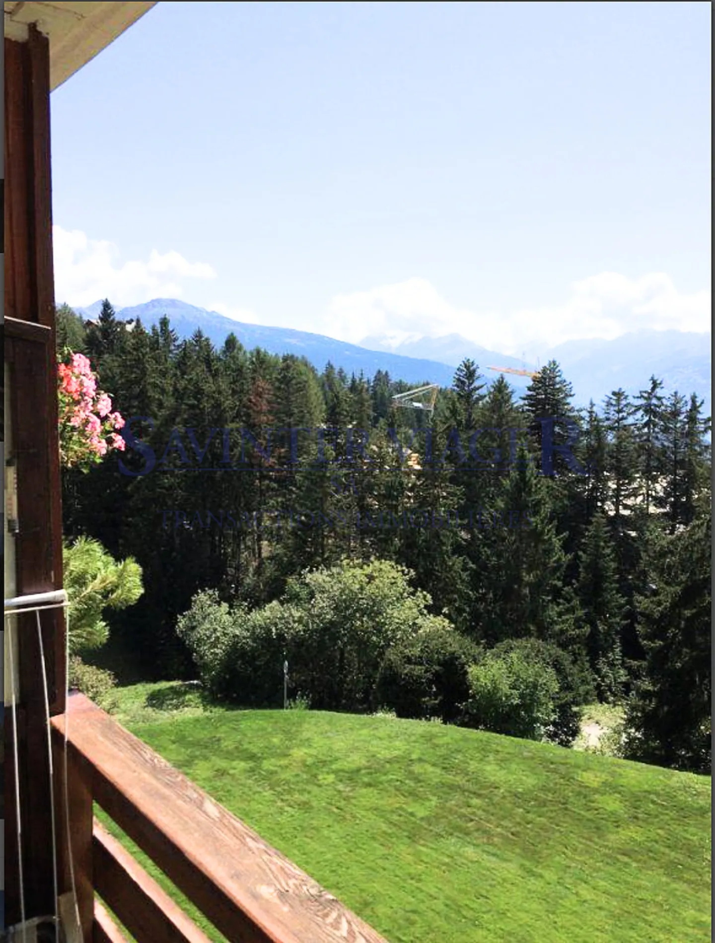 Vista magnifica. Crans-Montana. Vitalizio occupato. - Foto 7 di 11