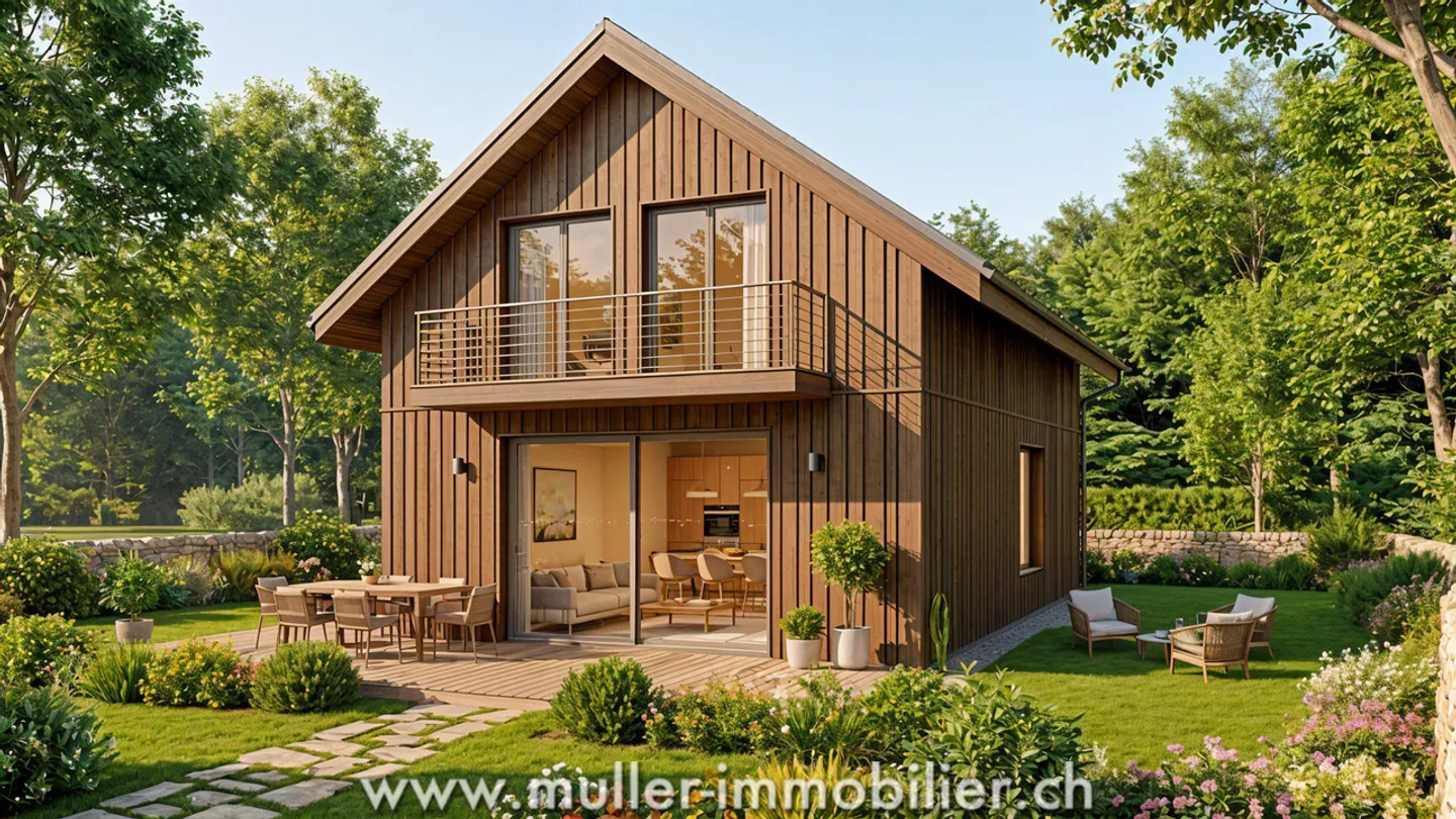 Belle maison en ossature bois en bordure de forêt au calme - Photo 1 of 13