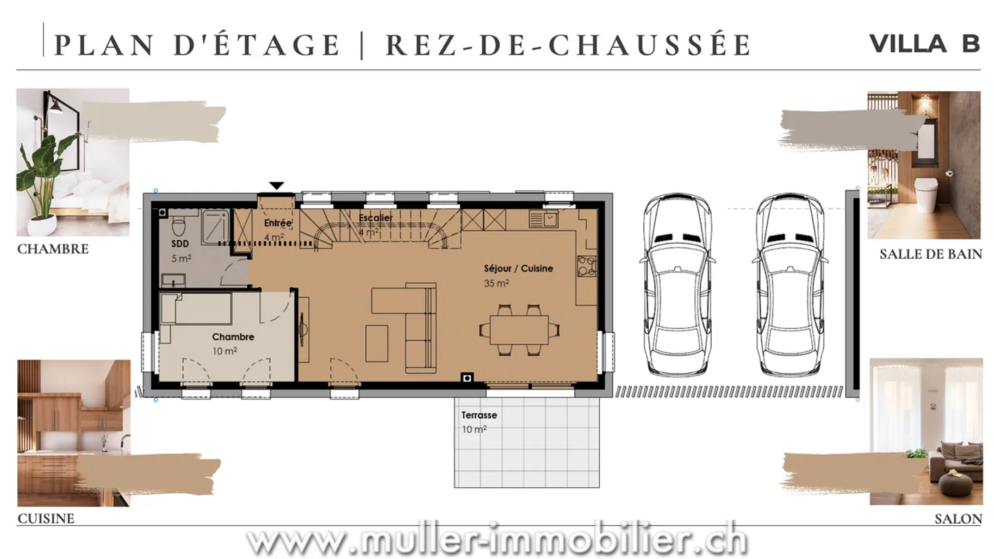 Villa neuve mitoyenne à 5 minutes de Payerne - Photo 9 of 13