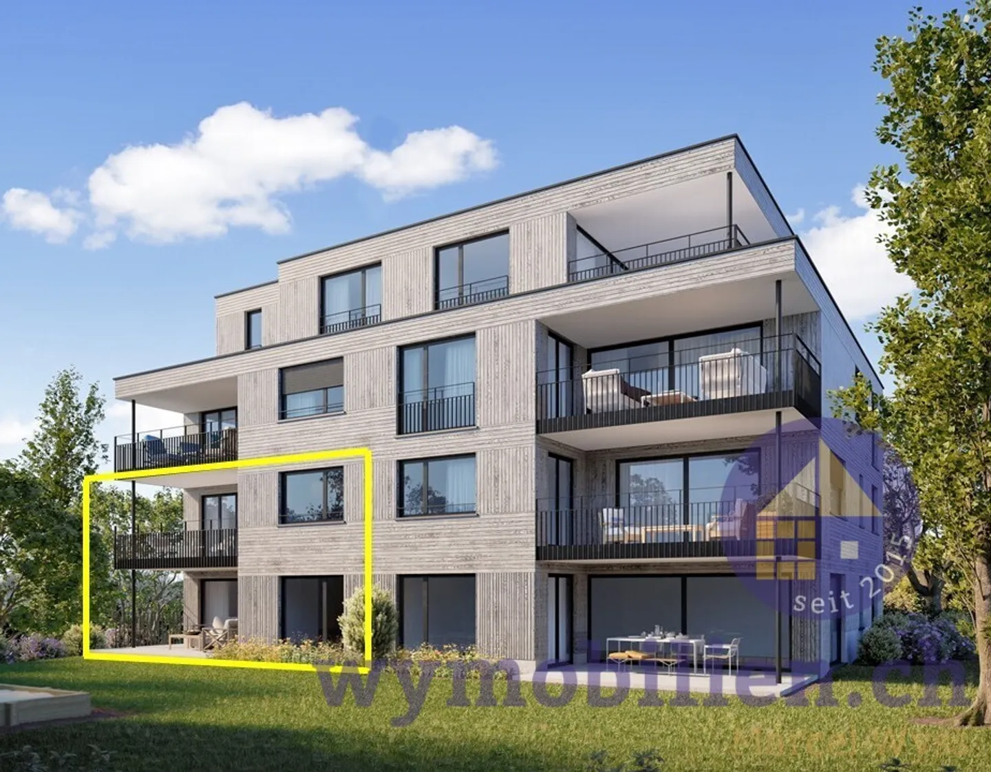 New Building Kirchberg: 6 Room Maisonette with 226m2 of Usable Space - Photo 1 of 11