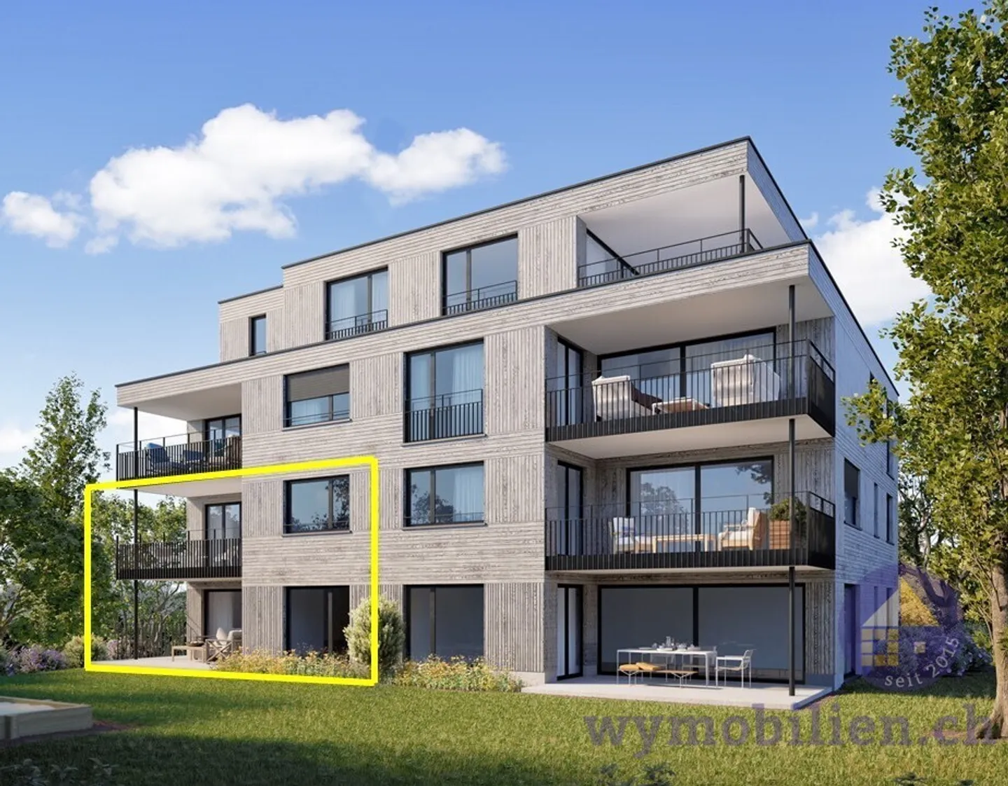 New Building Kirchberg: 6 Room Maisonette with 226m2 of Usable Space - Photo 1 of 13