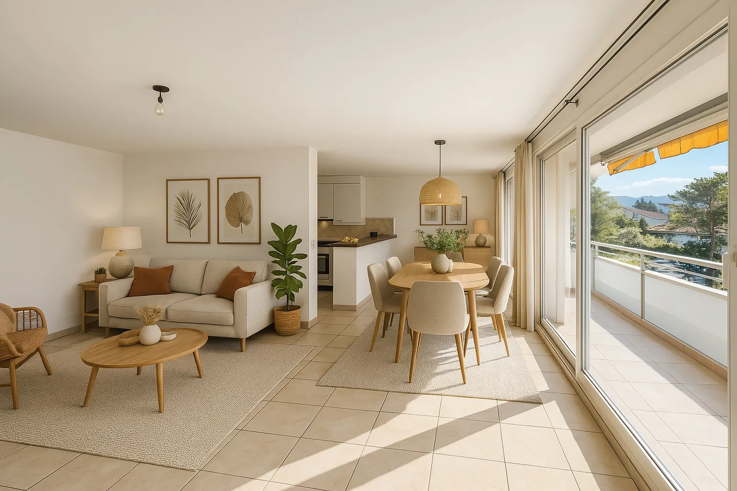CASATAX - Appartamento di 4 stanze con grande balcone. - Foto 2 di 6
