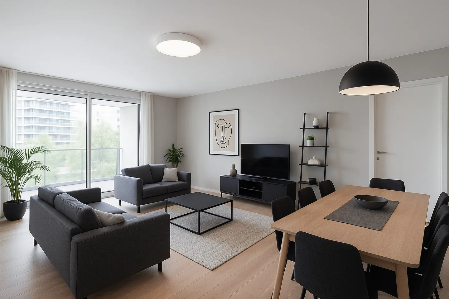 Large apartment on a high floor with great renovation potential. - Photo 2 of 6