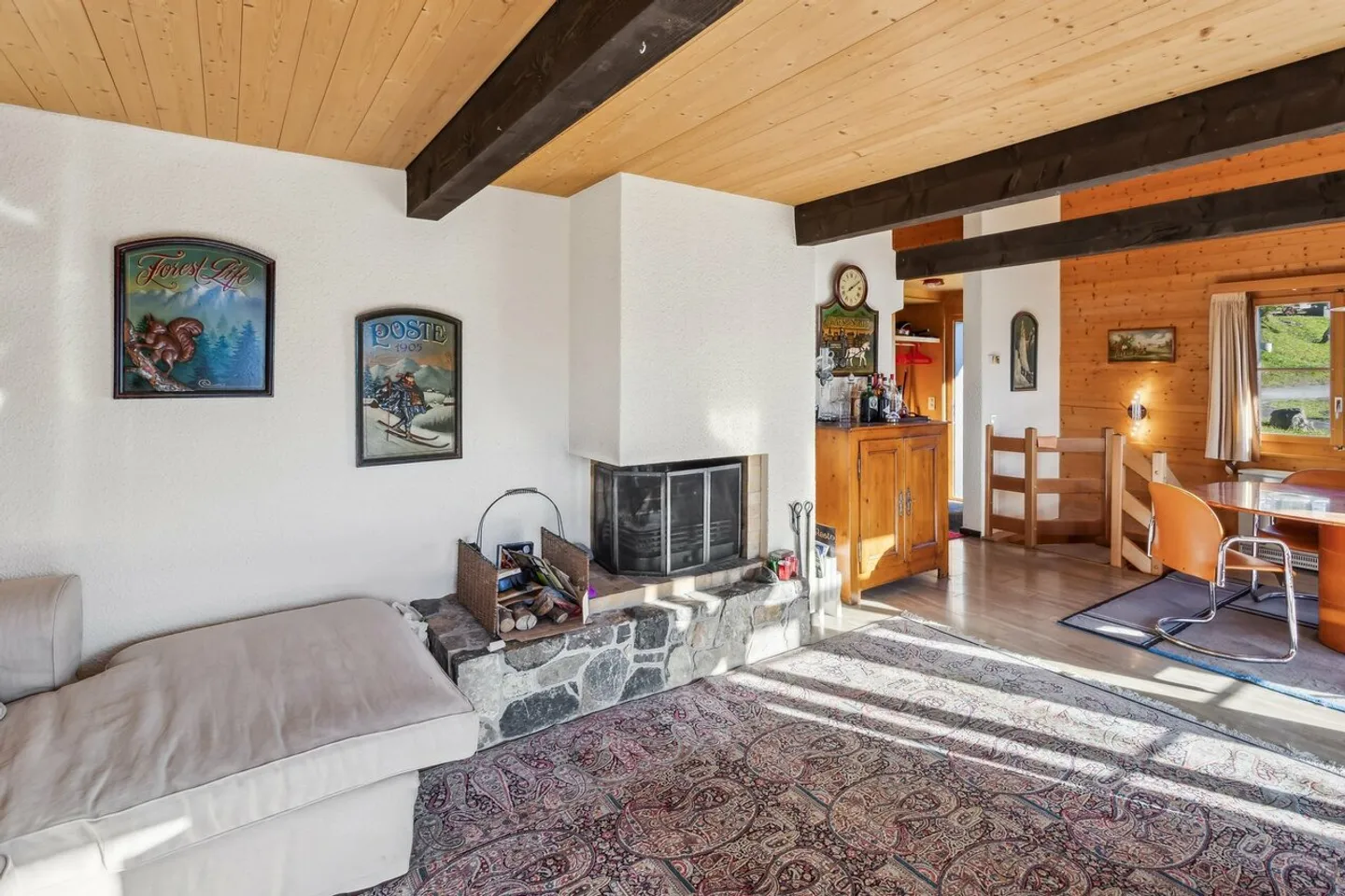 Chalet mitoyen en triplex situé à 200m du téléski de l'Alpe des Chaux - Photo 4 sur 13