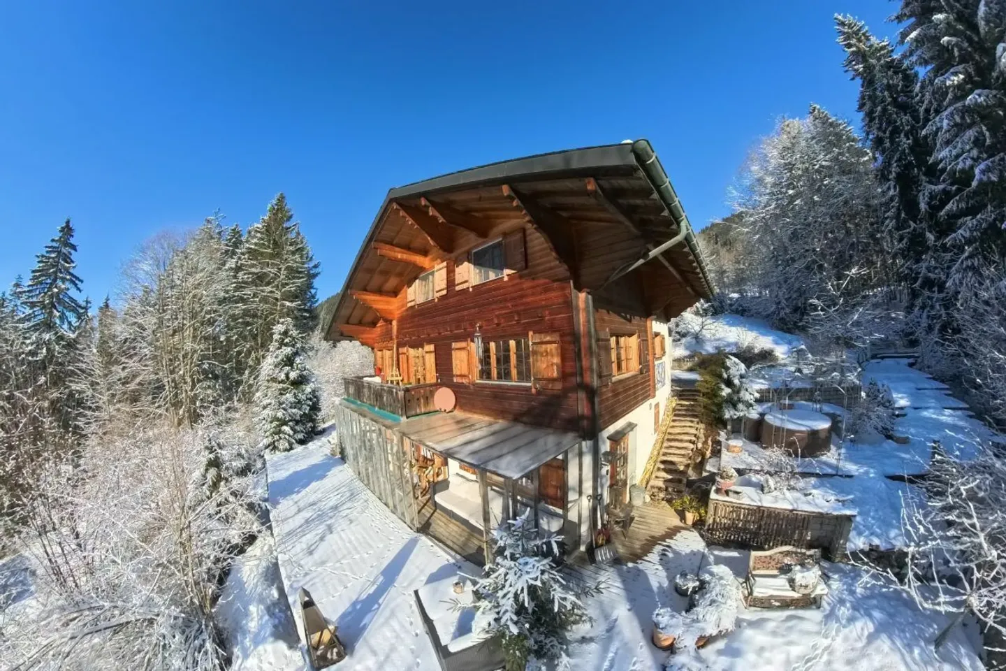Chalet Rose: Un rifugio verde di pace a La Barboleuse - Foto 1 di 13