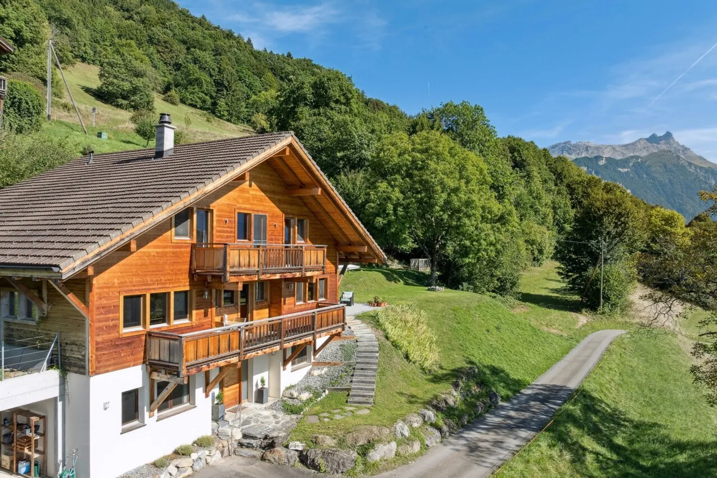 Glutières/Chablais vaudois, splendide chalet entre plaine et montagne - Photo 4 sur 13