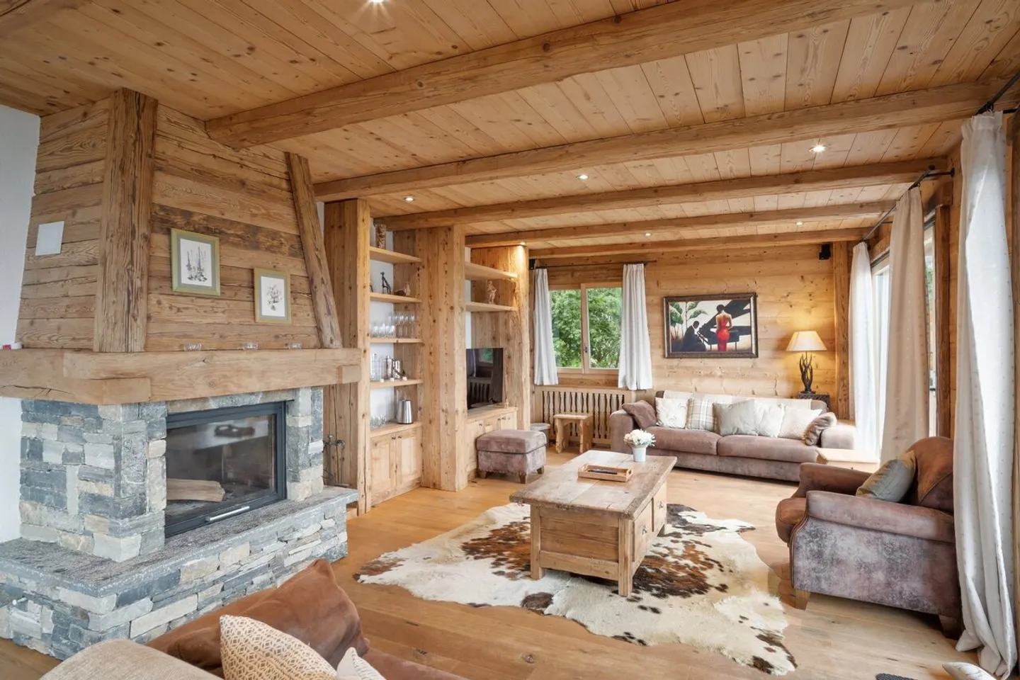 Le Picoulet, renoviertes Chalet mit 6 Schlafzimmern im Zentrum des Resorts - Foto 5 von 13