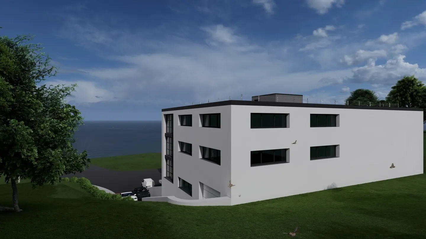 Multifunktionsgebäude, Büros und große Lager, Panoramablick auf den See - Foto 3 von 3