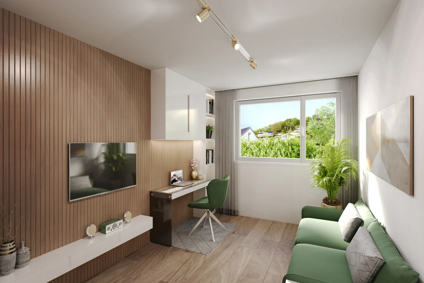 Vicino a Vevey, nuovo progetto di 3 ville di 5,5 locali - vista panoramica - Foto 11 di 13