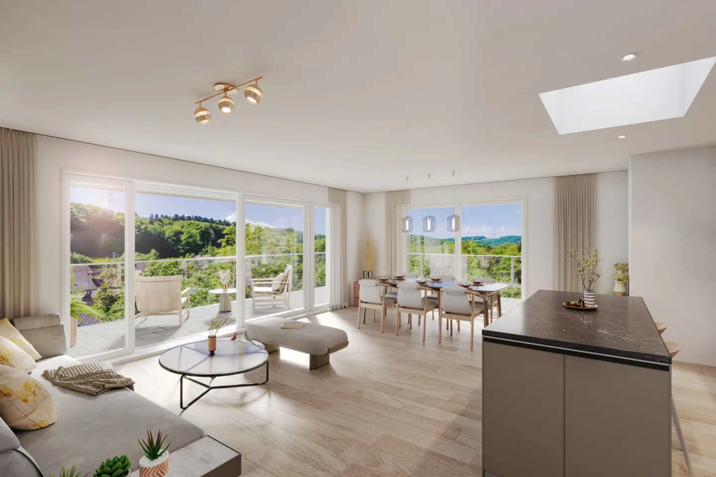 Dachgeschoss lot 203 - neues Projekt in der Nähe von Attalens und Châtel-St-Denis - Foto 4 von 7