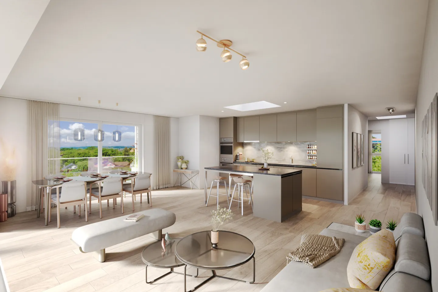 Dachgeschoss lot 203 - neues Projekt in der Nähe von Attalens und Châtel-St-Denis - Foto 1 von 7