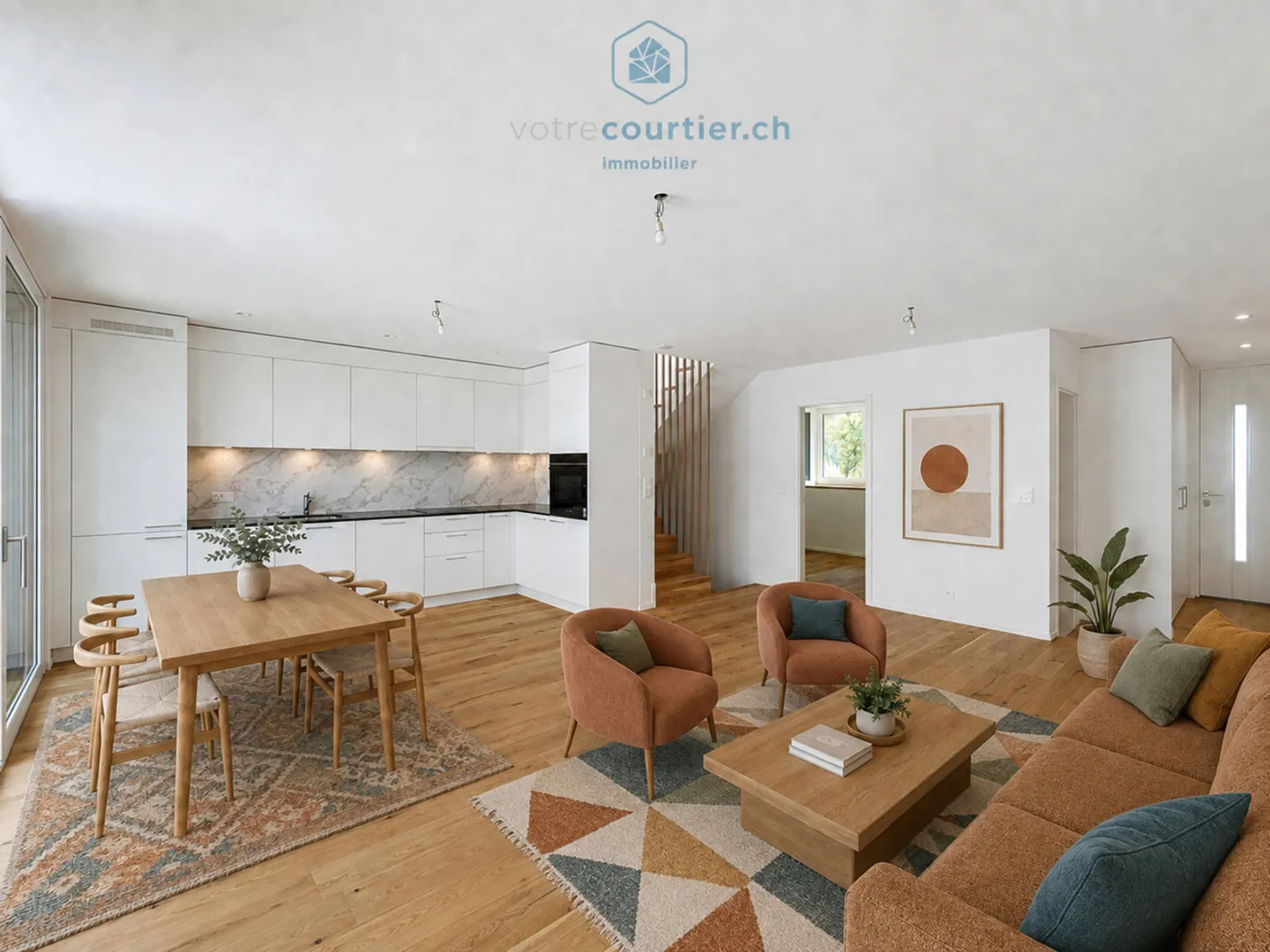 New villa next to the Bouleyres forest, by the river - Photo 4 of 13