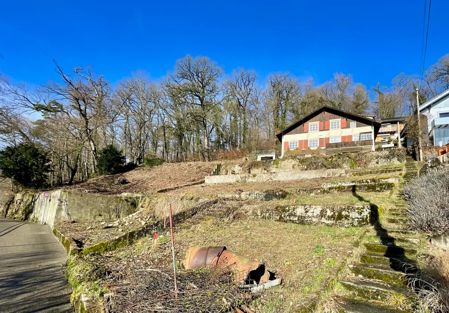 Terreno eccezionale con vista panoramica sul lago e sulle Alpi - Foto 6 di 8