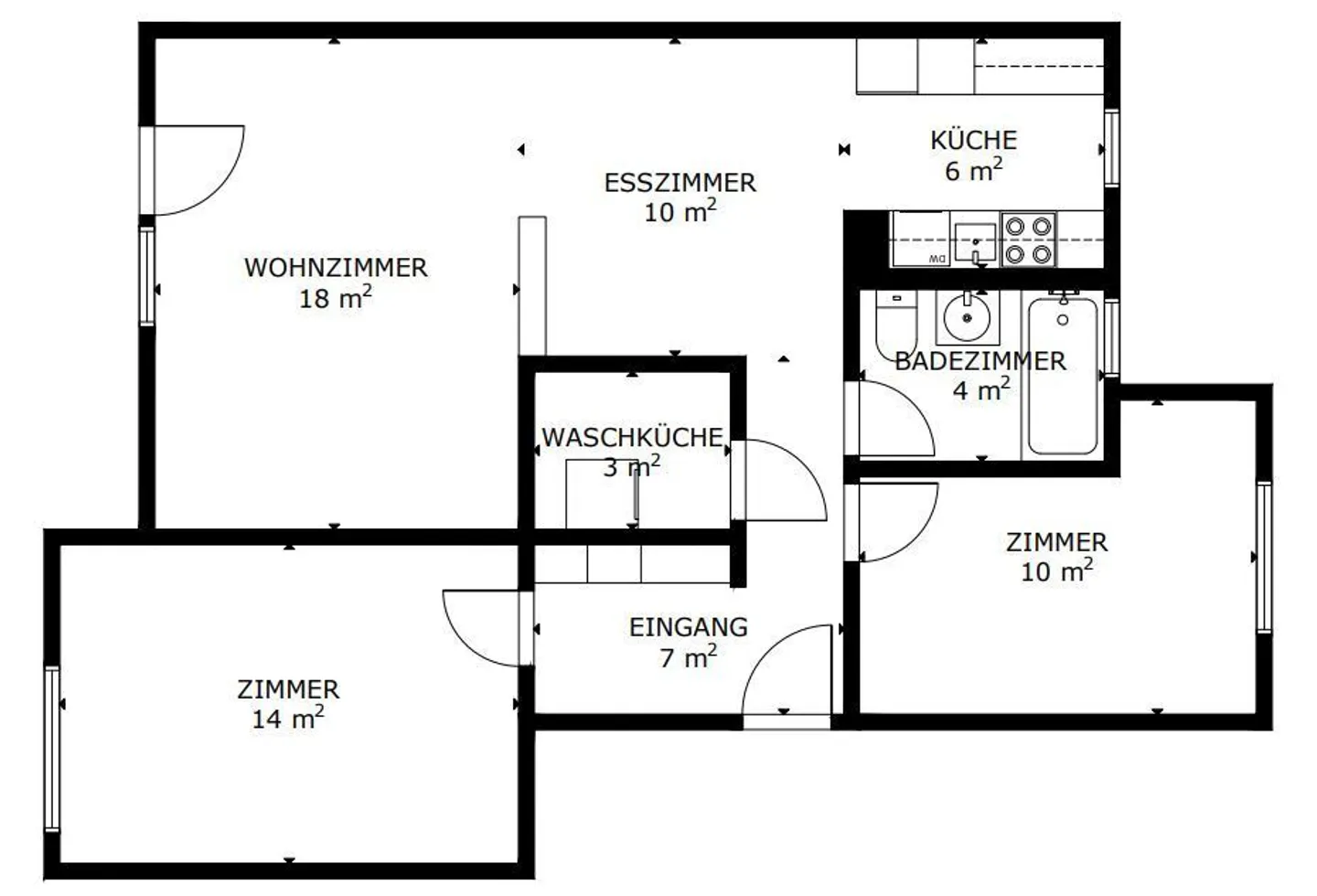 3.5 Zimmerwohnung im Zentrum von Bülach - Photo 12 of 13