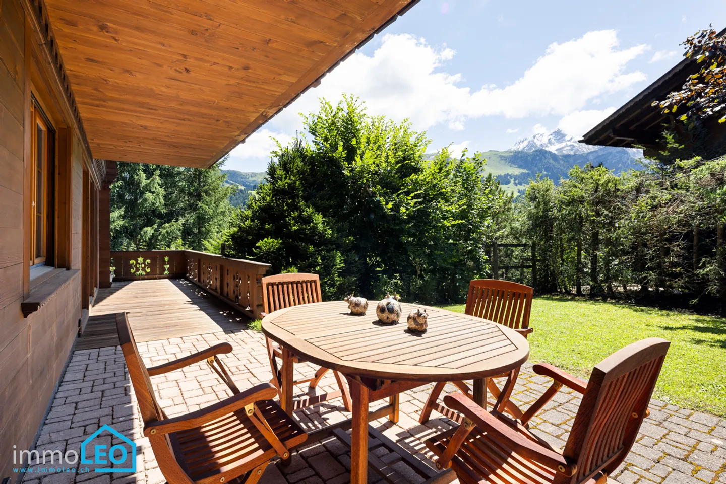 Stilvoll renovierte Chalet-Wohnung  mit Panoramasicht - Foto 4 von 12