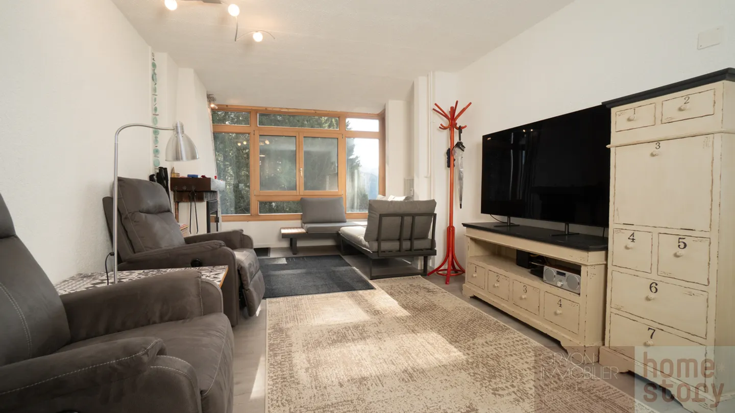 Alpe des Chaux: Renovierte 2-Zimmer-Wohnung, 200 m von den Pisten, überdachter Parkplatz - Foto 6 von 13