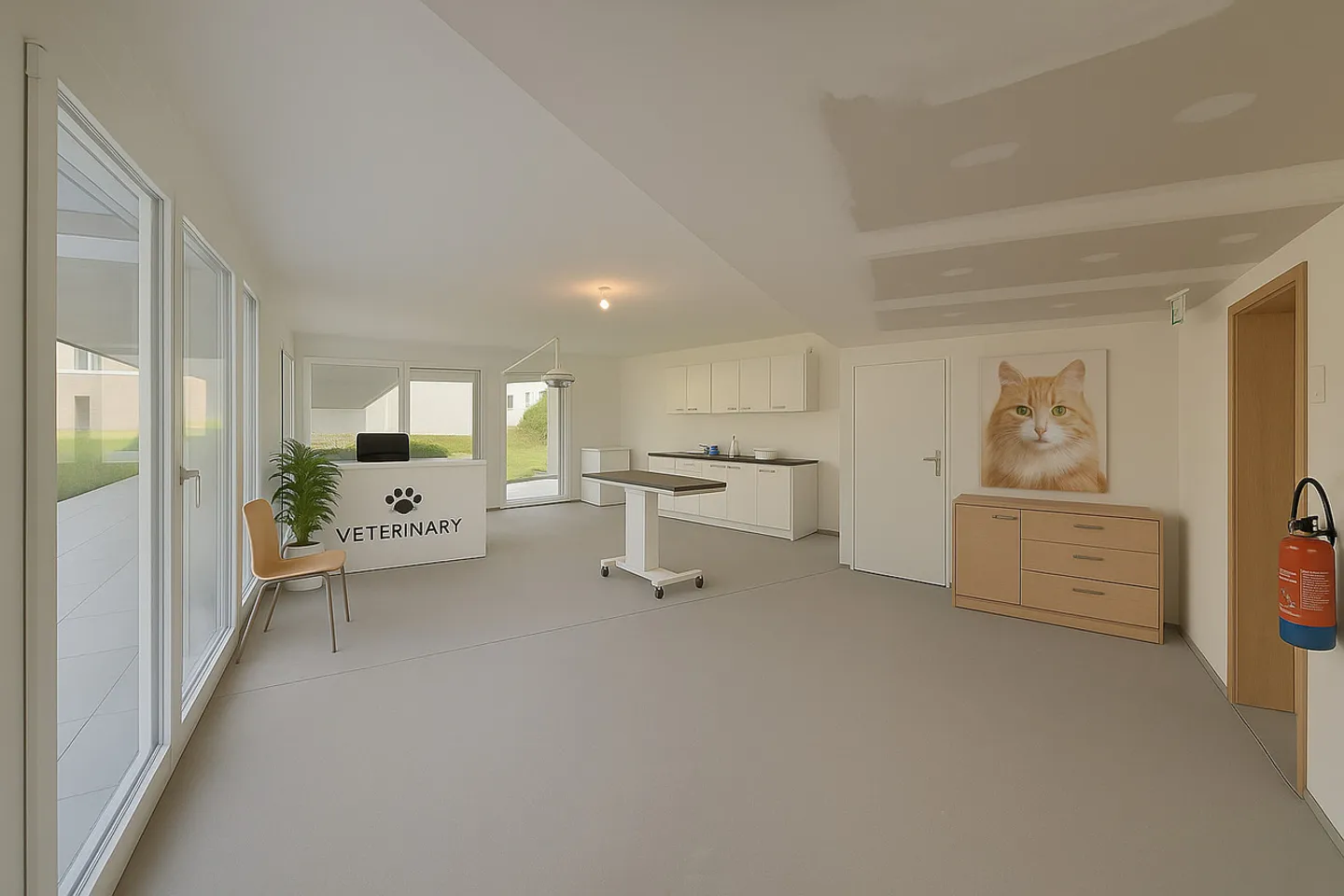 NEU! GEWERBLICHE FLÄCHE VON 131 m² MIT TERRASSE-GARTEN - Foto 1 von 11