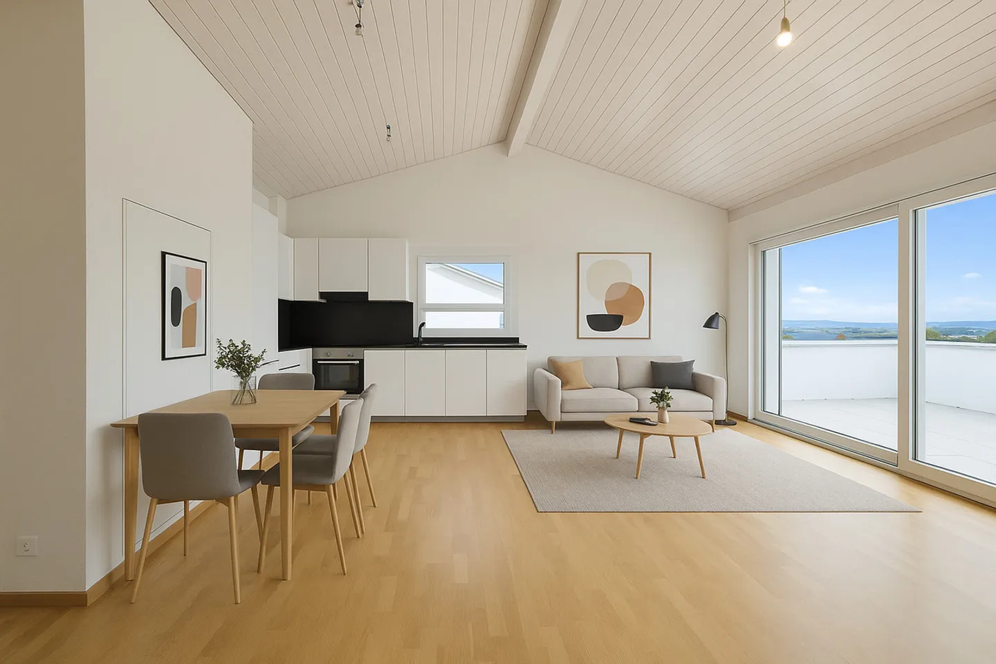 APPARTAMENTO MANSARDATO SPAZIOSO DI 2.5 STANZE PER AFFITTO - Foto 2 di 10