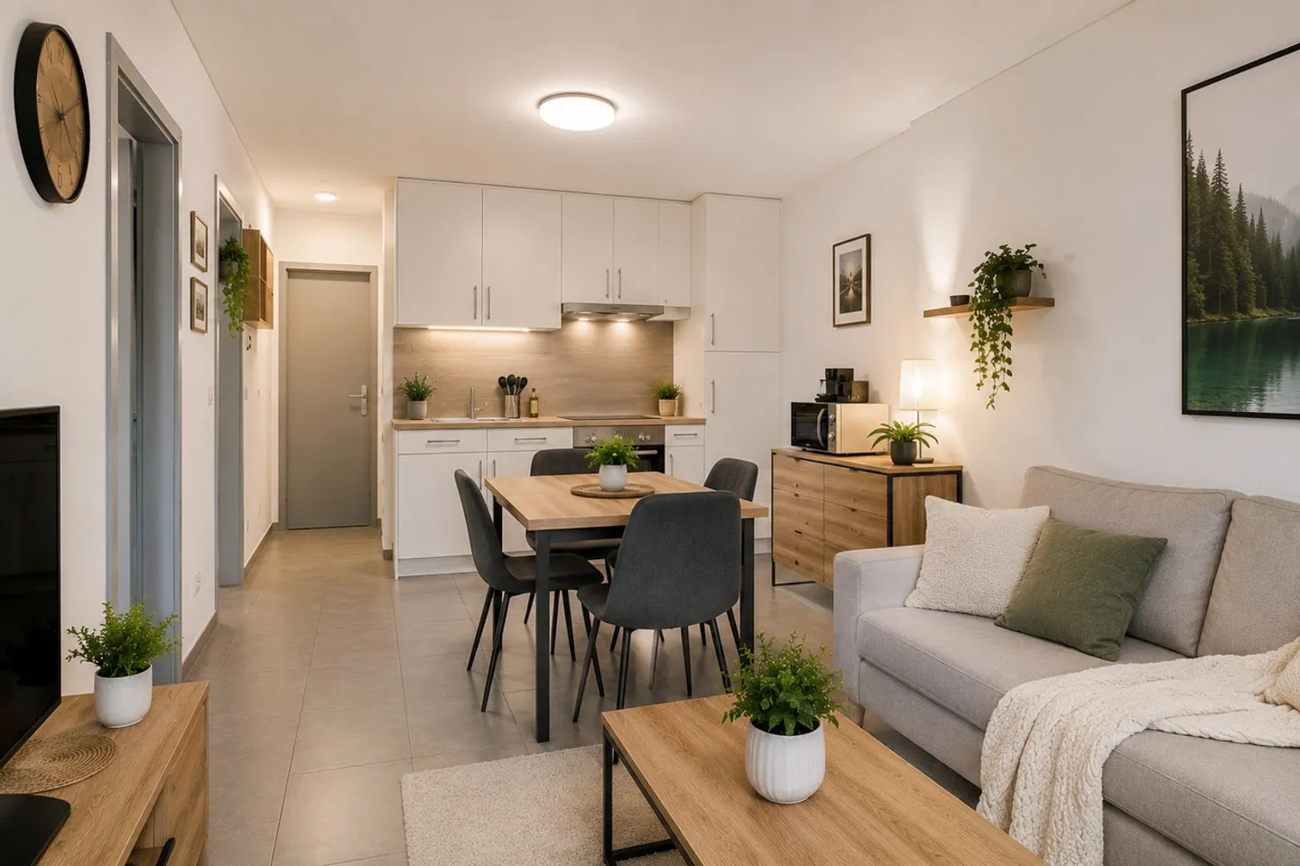 Angenehme 3-Zimmer-Erdgeschosswohnung -- frisch renoviert - Foto 1 von 7