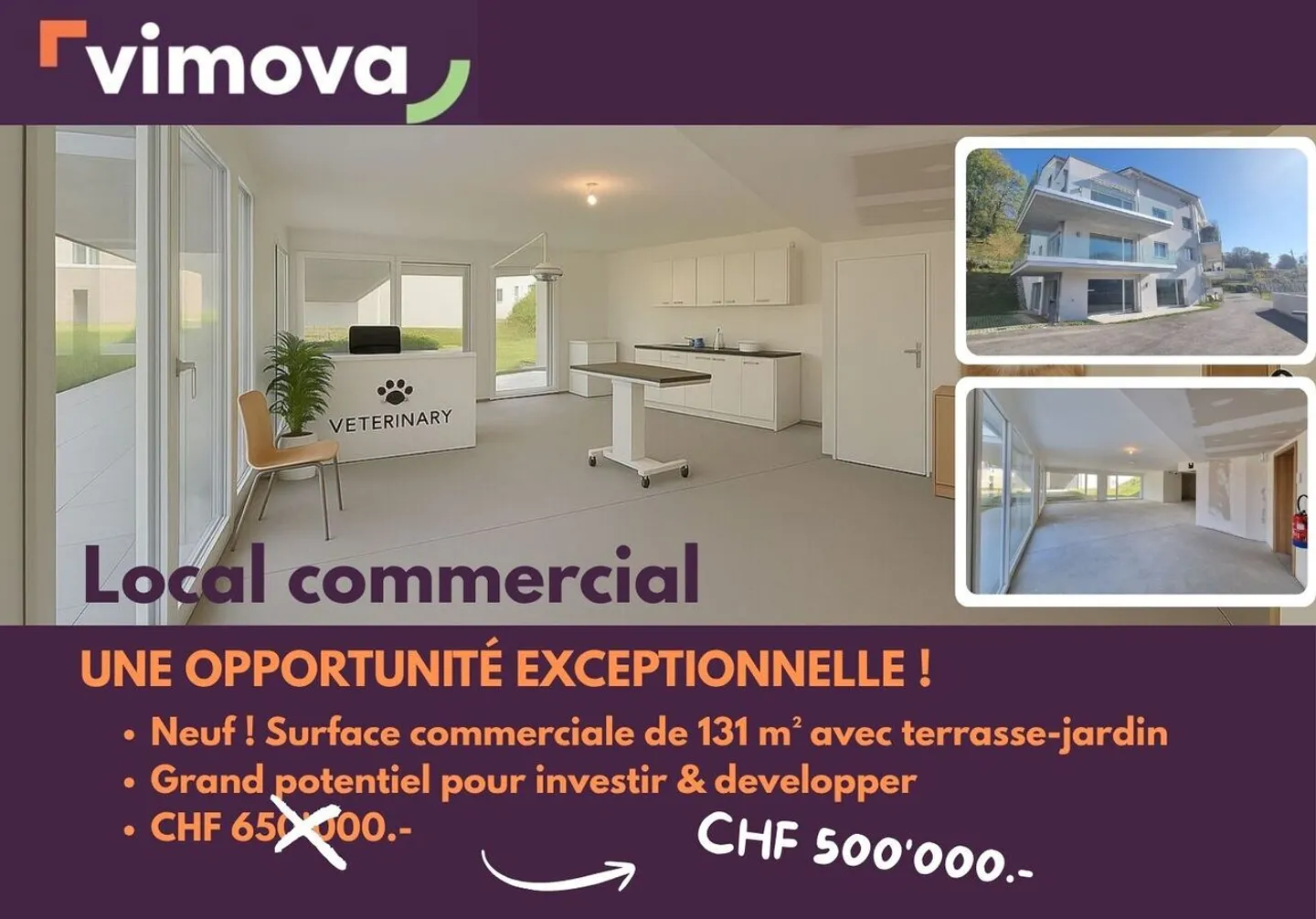 NUOVO! SPAZIO COMMERCIALE DI 131 m² CON TERRAZZA-GIARDINO - Foto 1 di 8