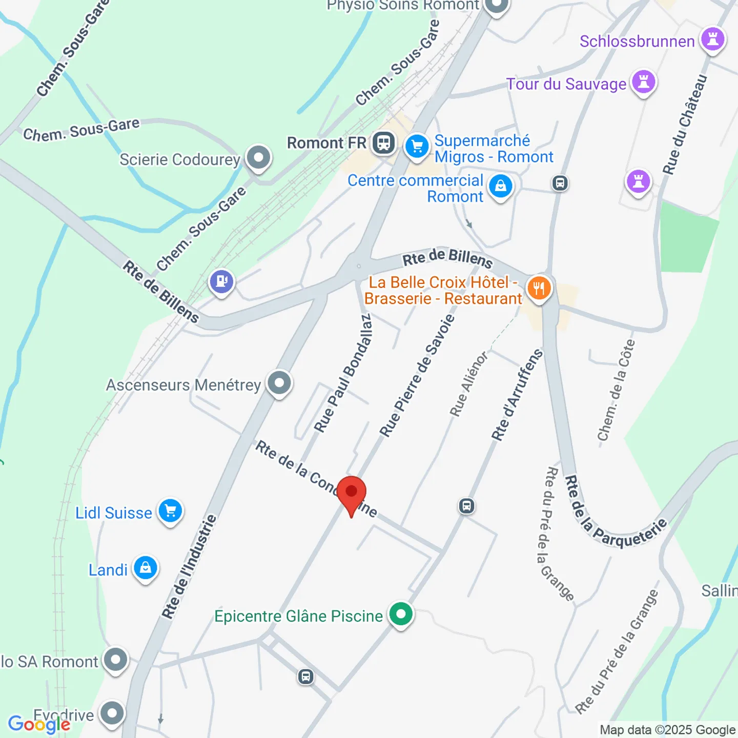 Romont / Garagenbox + Außenplatz - Foto 3 von 3