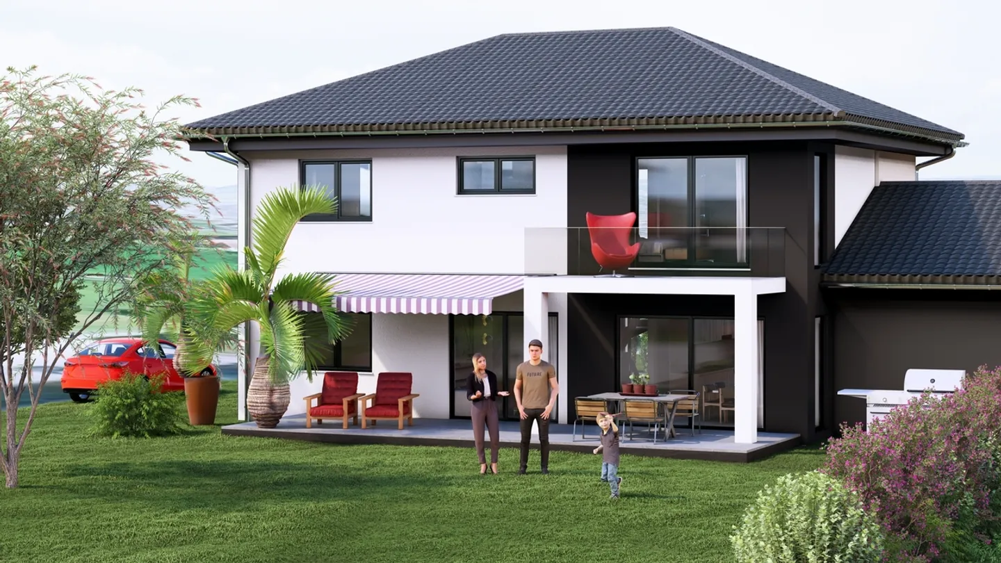 Villa with panoramic view of the lake, the Alps, and the Jura! - Photo 1 of 8