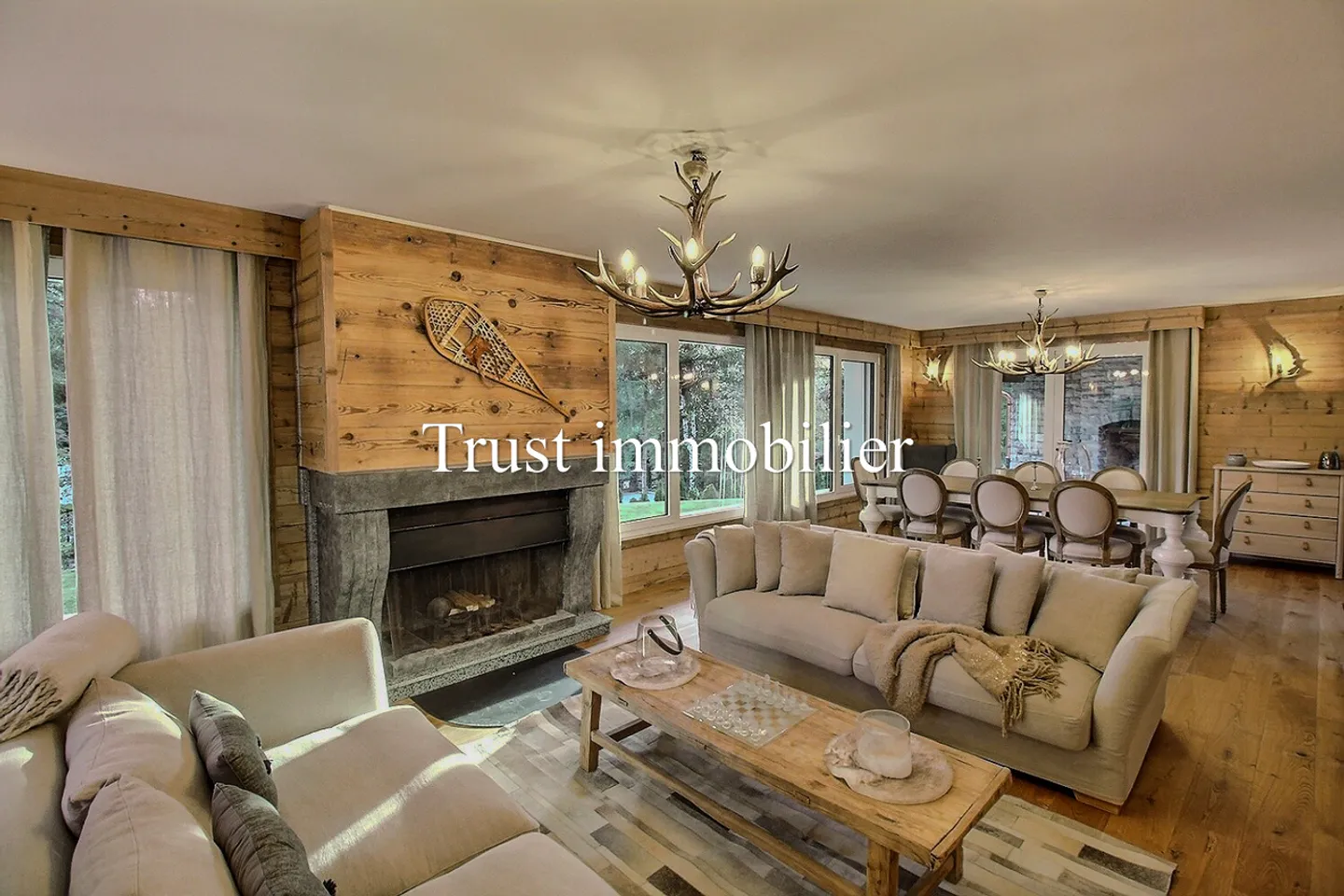 1.6007L. Chalet in affitto nel centro di Crans - Foto 2 di 13