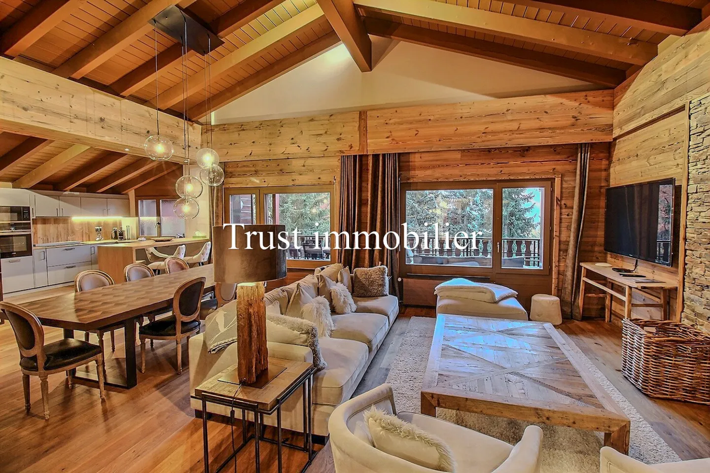 Incredible 4.5 room penthouse for rent, near Crans center - Photo 6 of 13