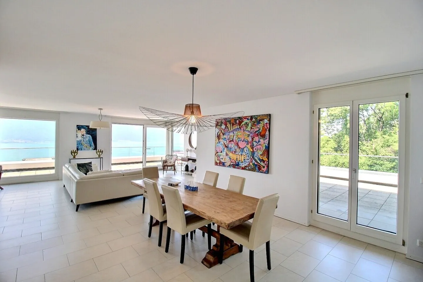6028 Geräumige Penthouse-Wohnung in Montreux: Panoramablick und große Terrasse - Foto 1 von 13