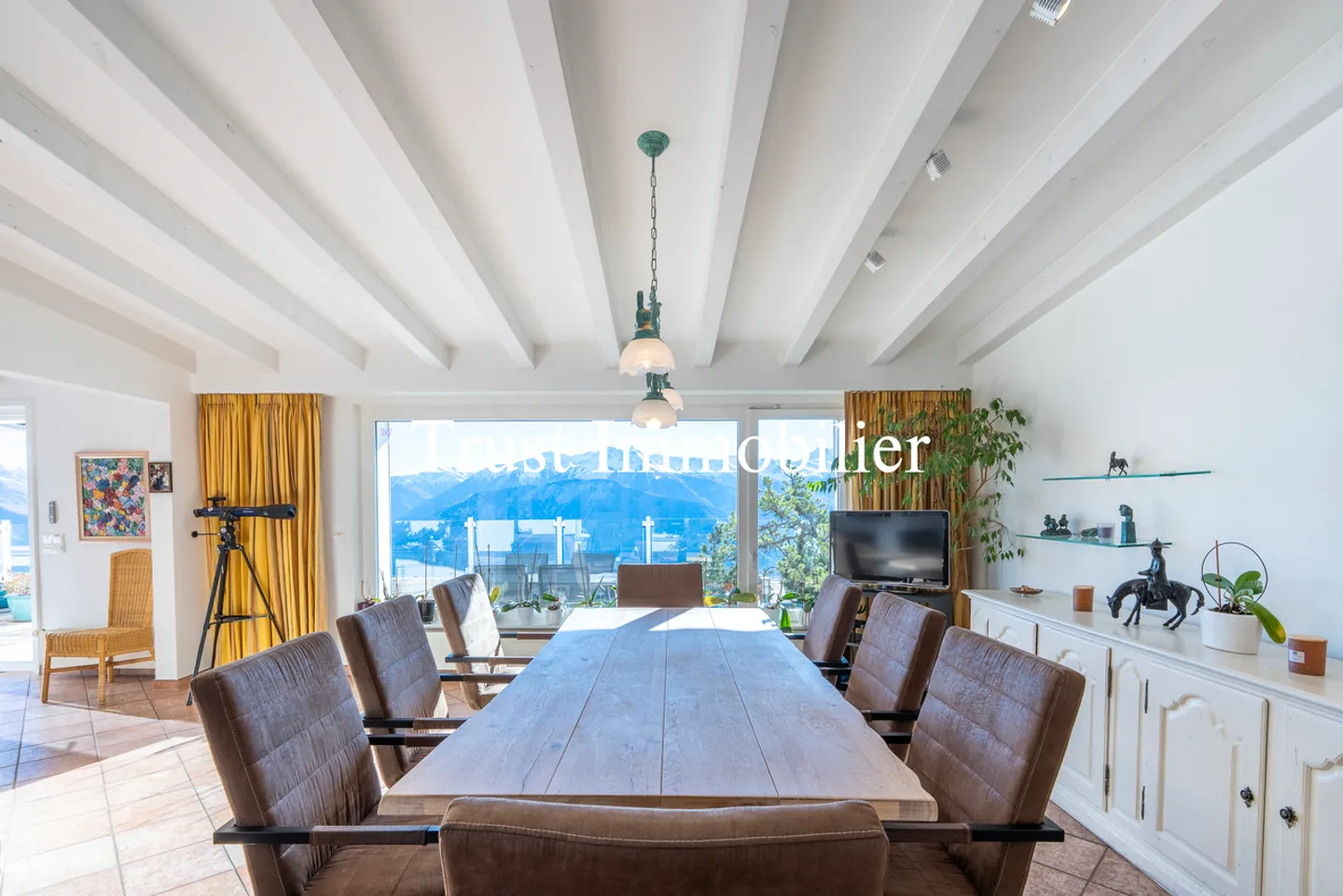 5004. Panoramablick von diesem großen Penthouse, SKI IN / OUT - Foto 3 von 13