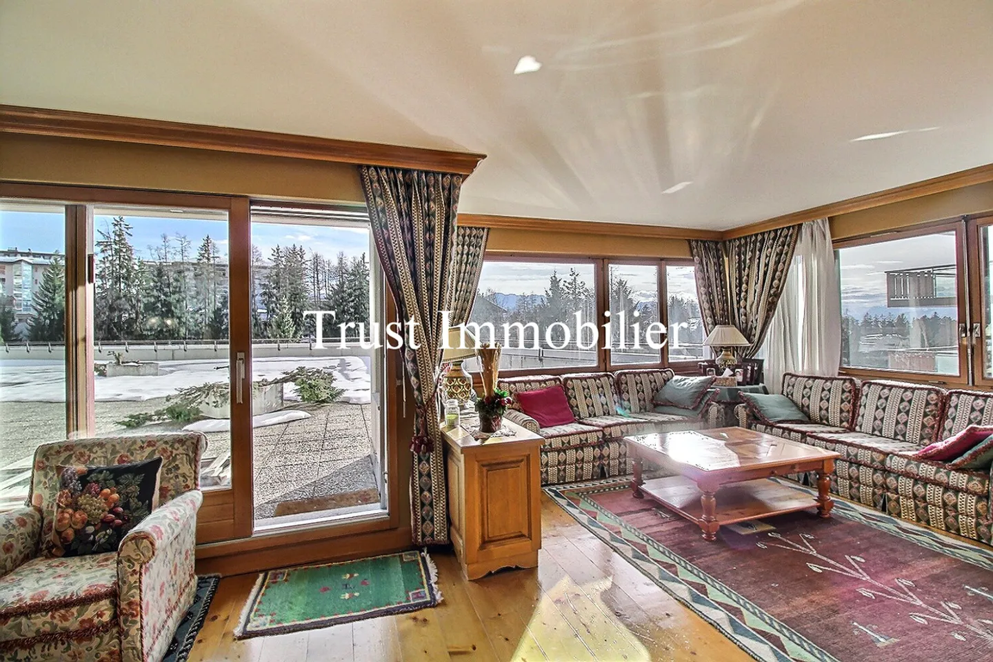 5009. Crans Zentrum. 5,5 Zimmer Wohnung - Foto 2 von 13