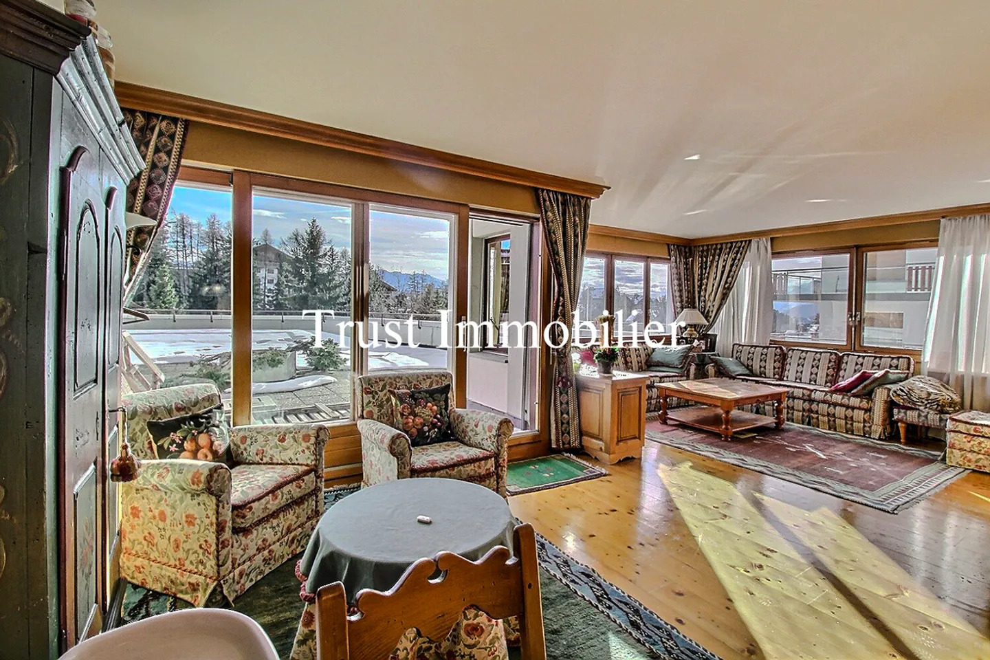 5009. Crans Zentrum. 5,5 Zimmer Wohnung - Foto 5 von 13