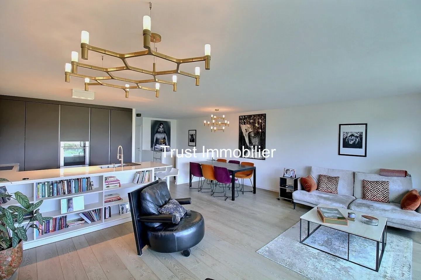 4001. Duplex attique rénové avec vue panoramique - Immeuble moderne - Photo 4 of 12