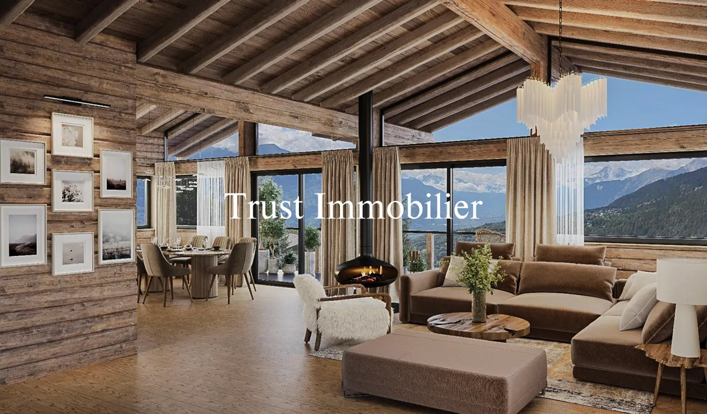 6033. Sublime Chalet nuovo a Bluche - Foto 3 di 12