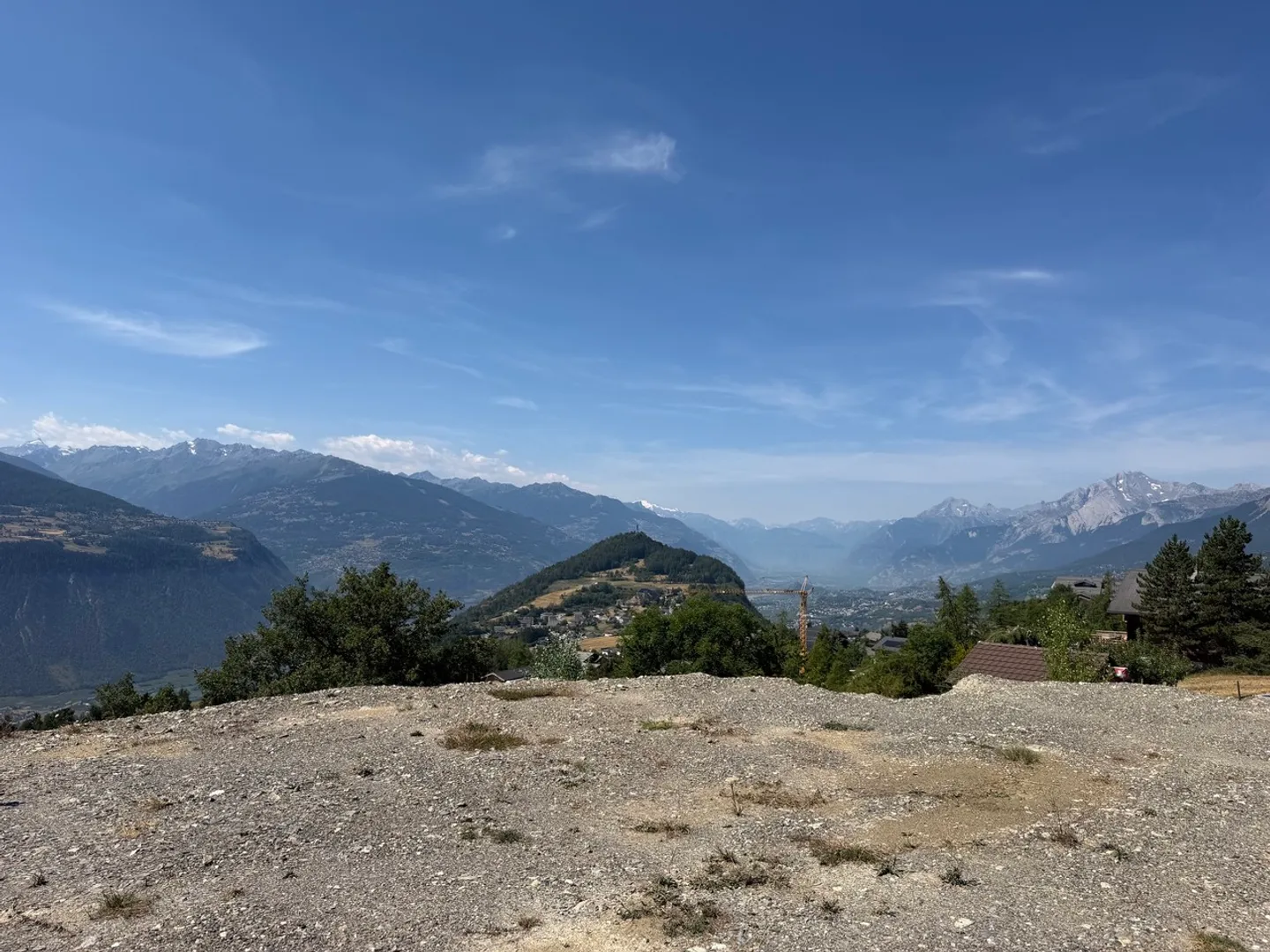6000. Panoramic view / Chalet project for sale in Sergnou / Crans-Montana - Photo 7 of 12
