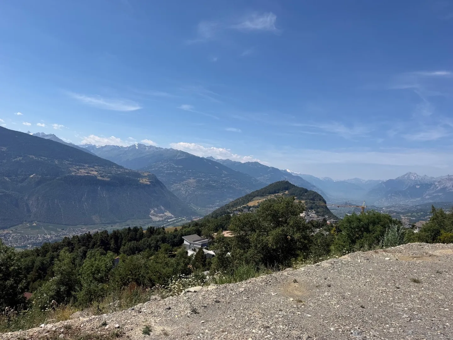 6000. Panoramic view / Chalet project for sale in Sergnou / Crans-Montana - Photo 8 of 12