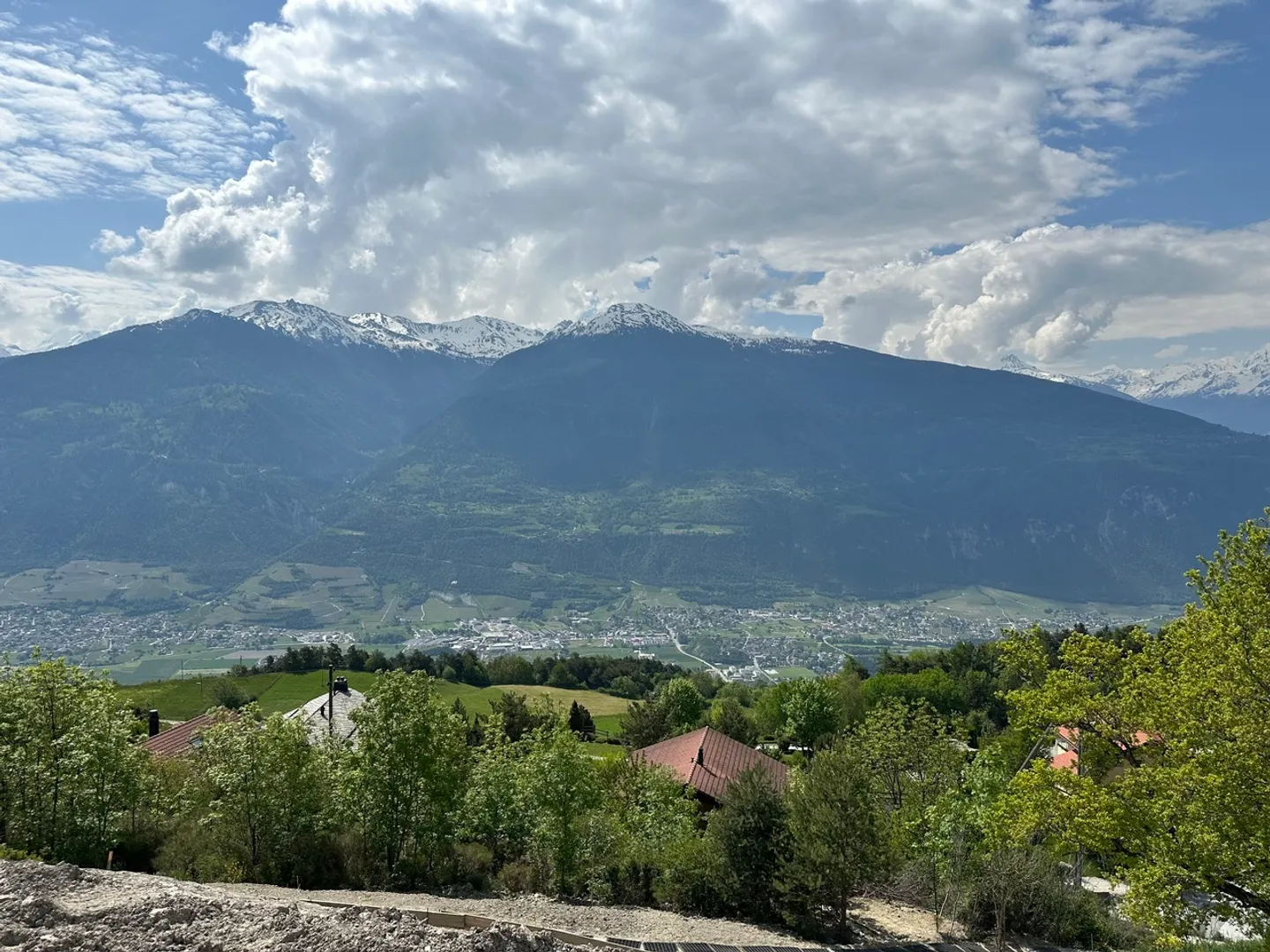 6000. Panoramic view / Chalet project for sale in Sergnou / Crans-Montana - Photo 6 of 12