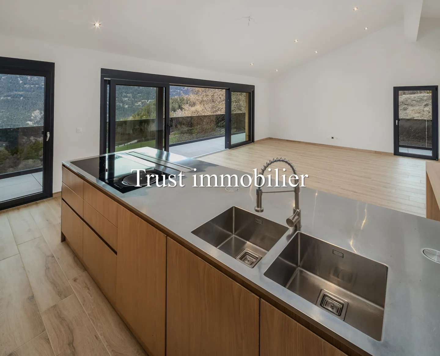 6018. Chalet neuf. Magnifique vue - Foto 4 von 13
