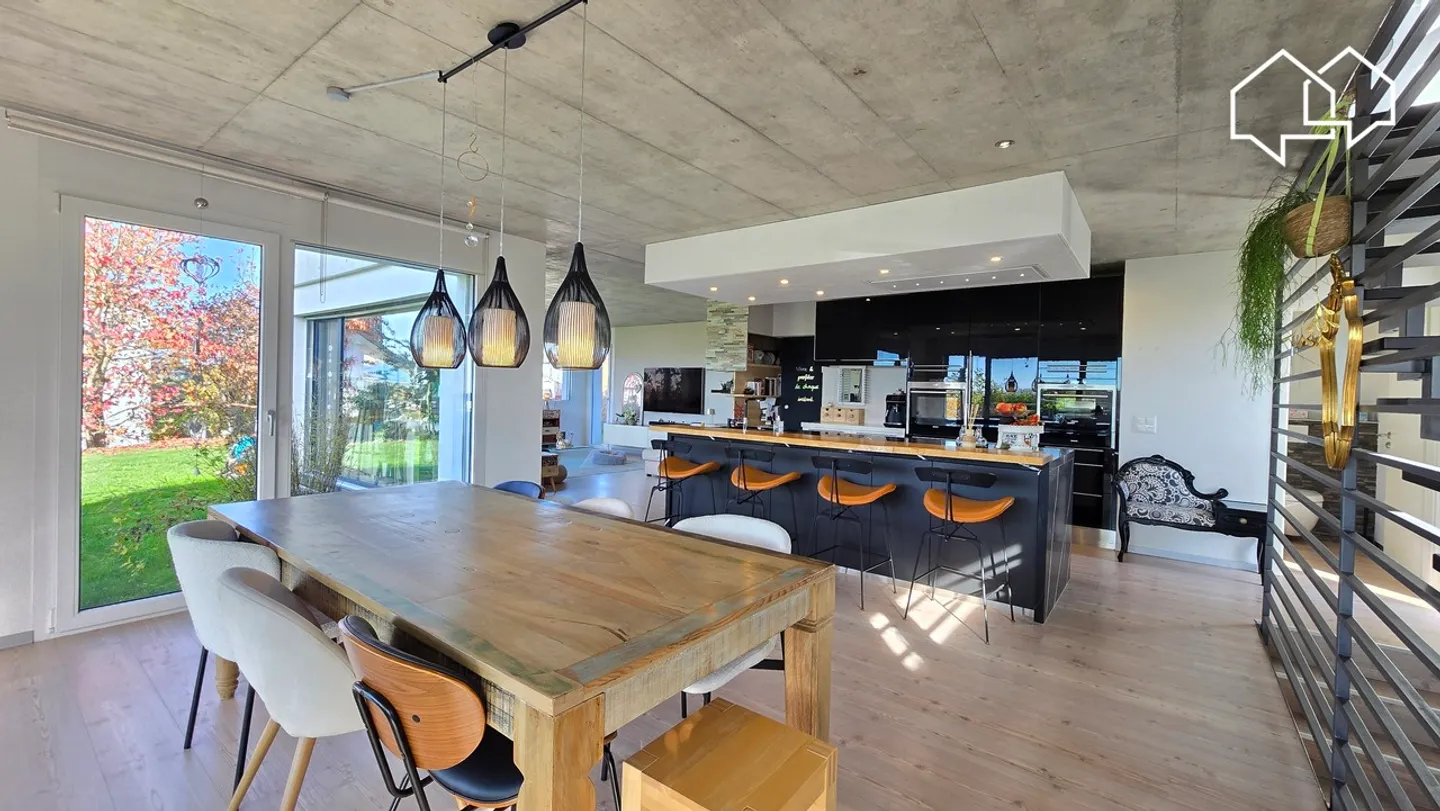 Dominante Lage für diese prächtige zeitgenössische Villa - Foto 6 von 9