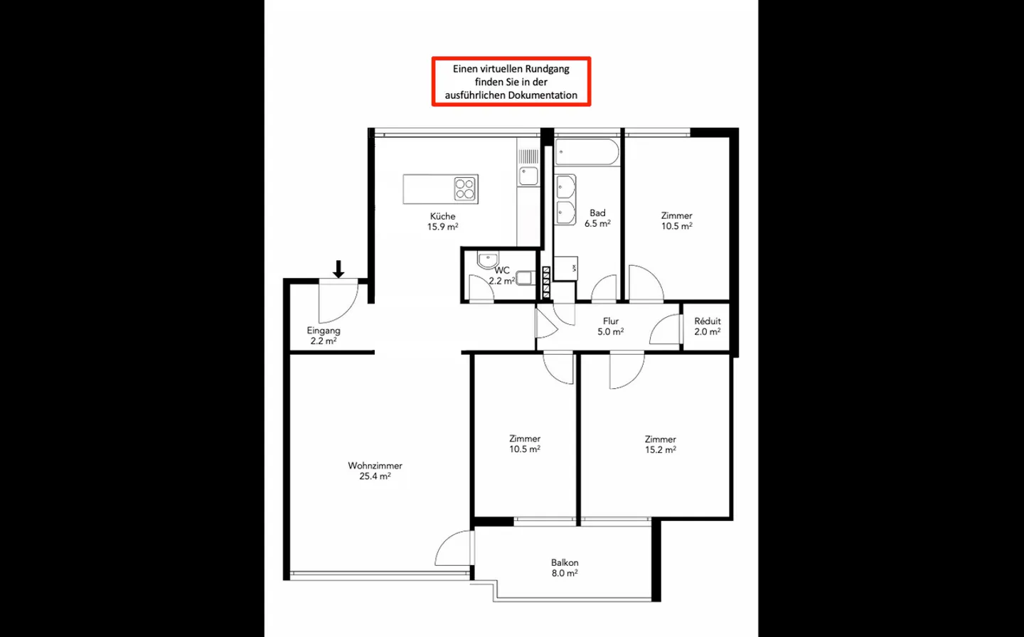 Condominio luminoso con bella vista e cucina moderna - Foto 4 di 10