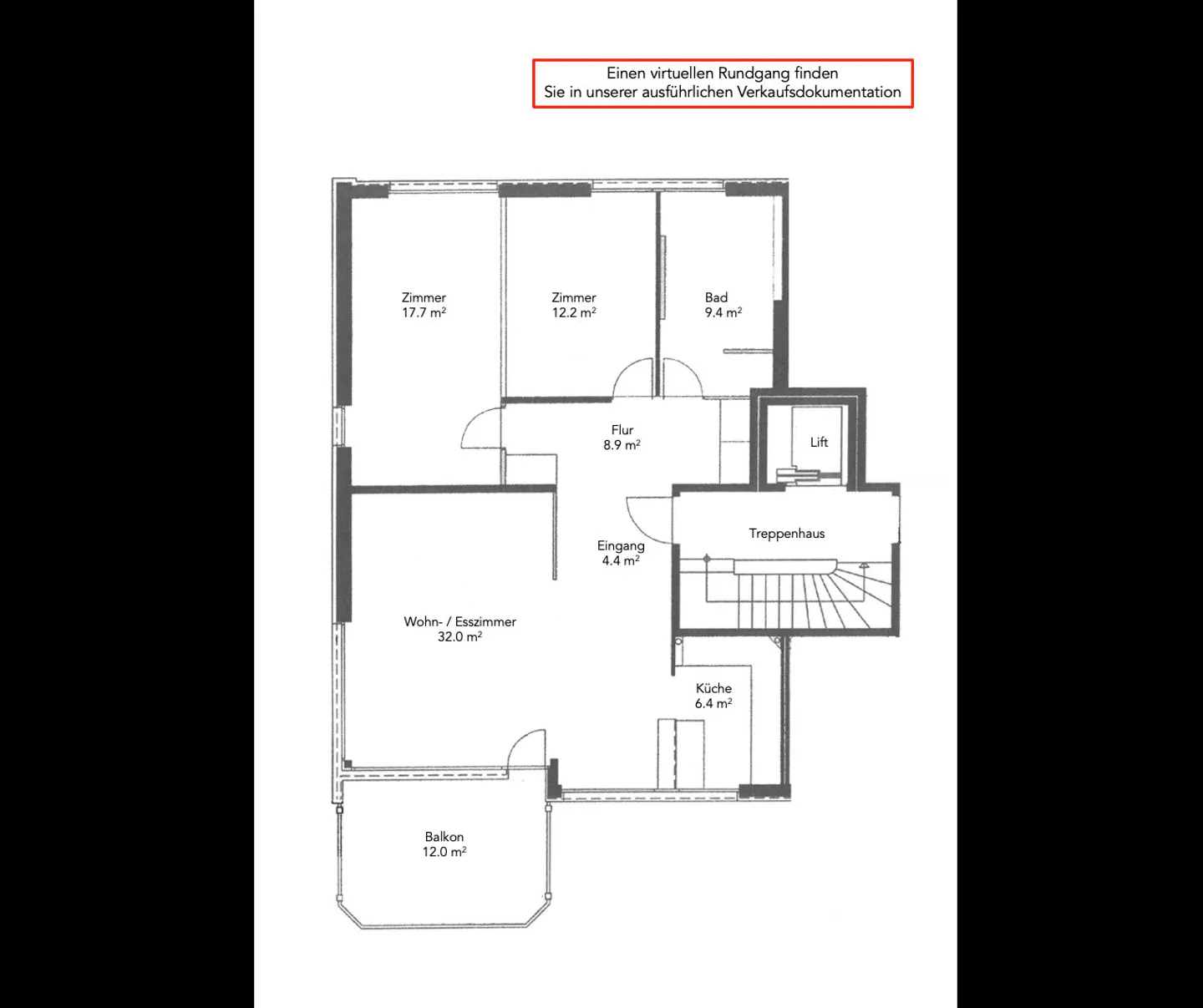 Appartamento attraente di 3-½ locali sulla Breite - Foto 9 di 9