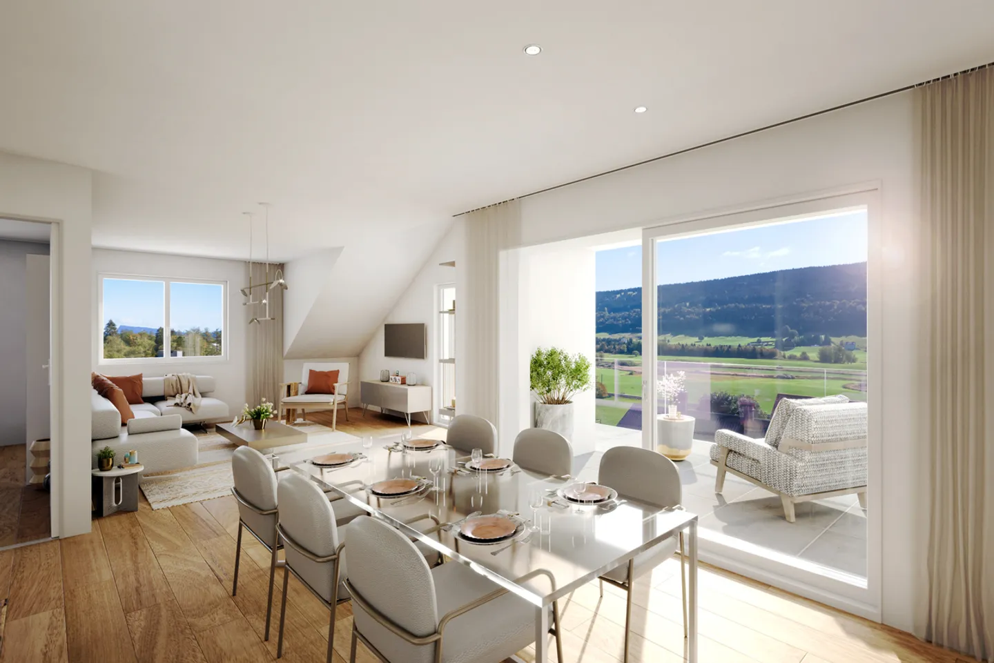 Dans immeuble neuf, appartement 3,5 pces au 2ème étage - Photo 11 sur 13