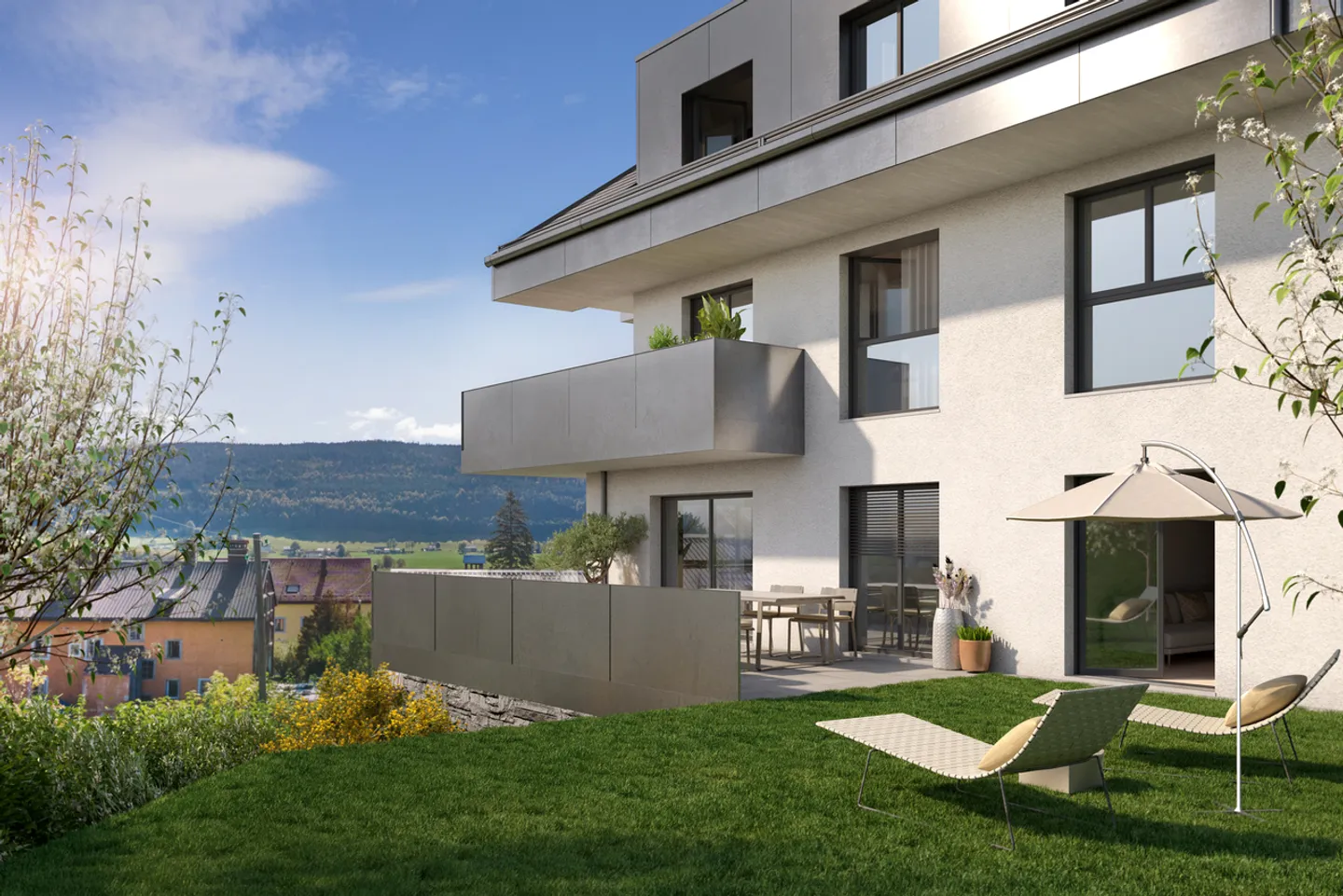 Dans immeuble neuf, appartement 3,5 pces au 2ème étage - Photo 4 sur 13