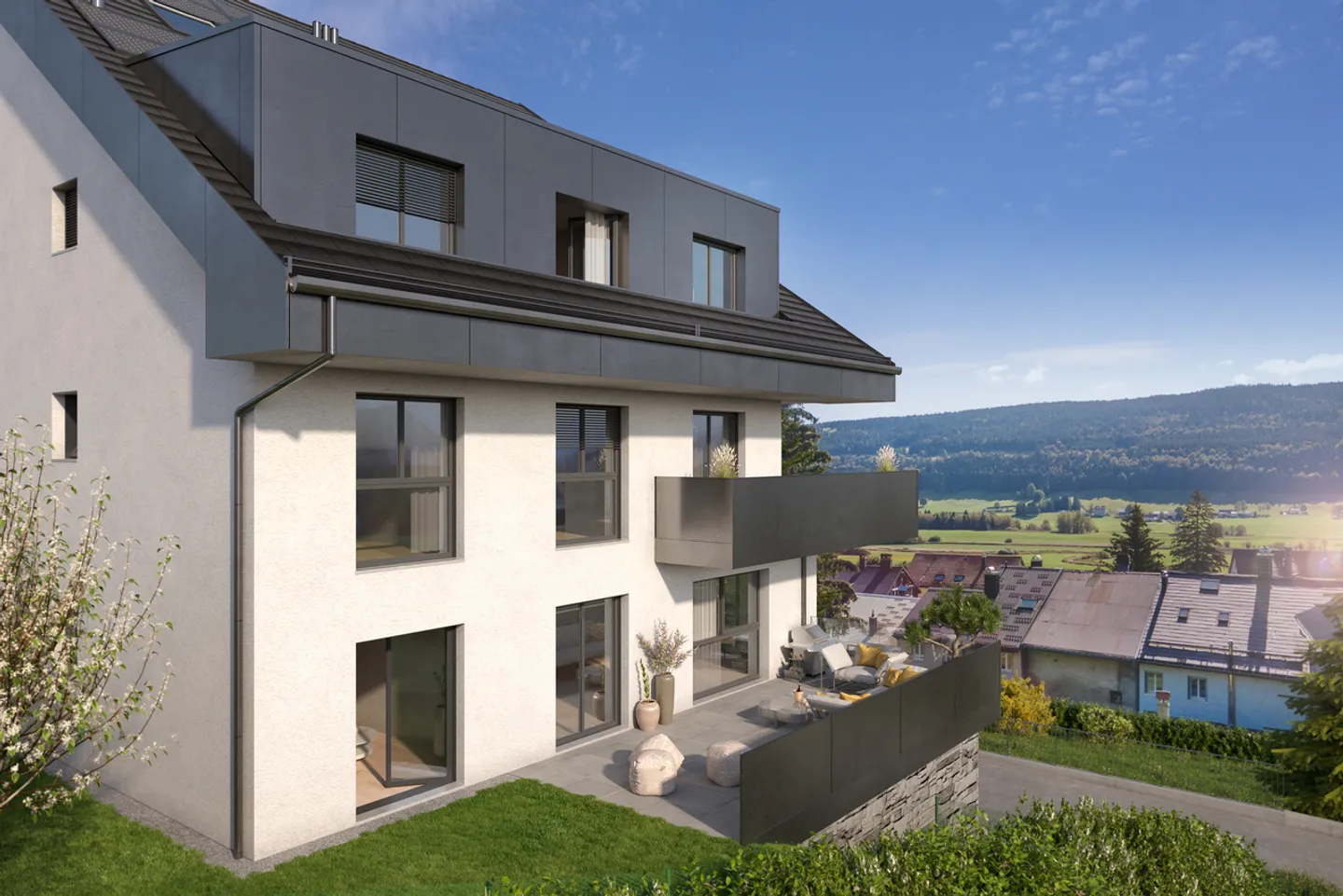Dans immeuble neuf, appartement 3,5 pces au 2ème étage - Photo 3 sur 13